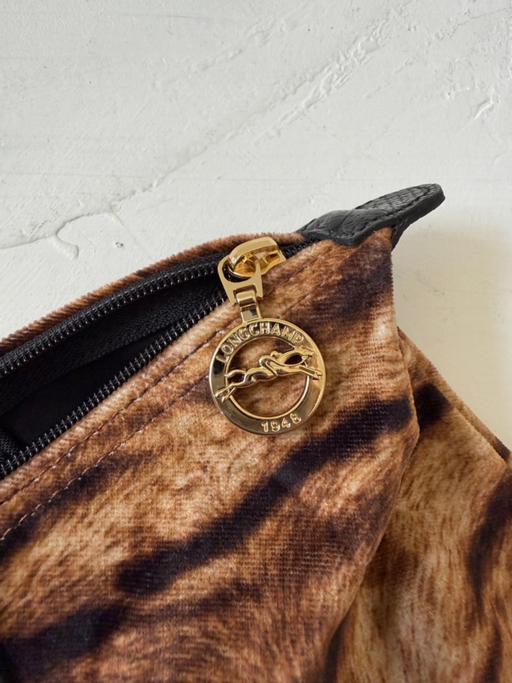 Longchamp Le Pliage Tote Bag Tiger Print Limited Edition NWT - Picture 8 of 12
